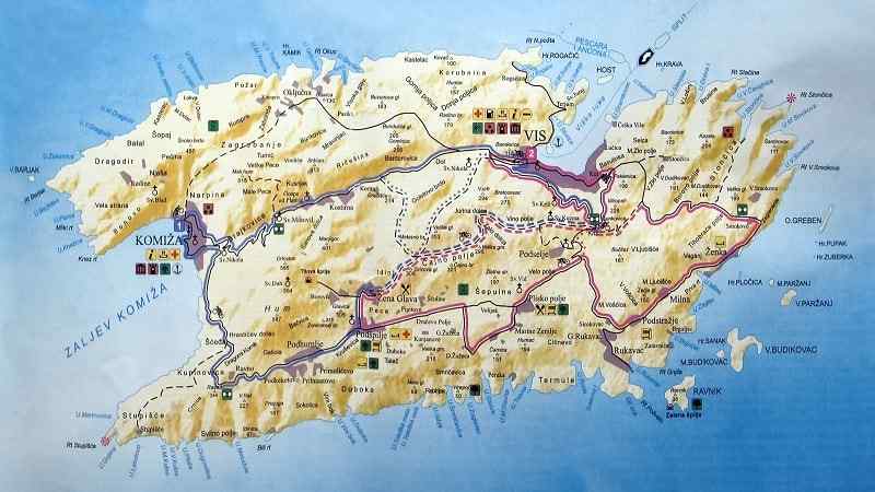 Vis - map