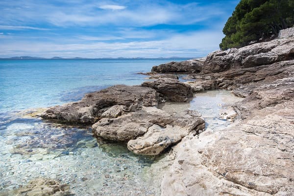 Beach Slanica - Murter, Croatia
