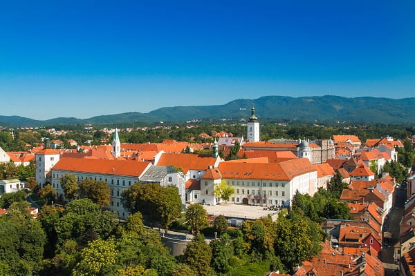 The Upper Town of Zagreb, Croatia