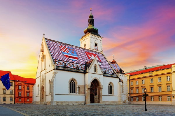 The Upper Town of Zagreb, Croatia