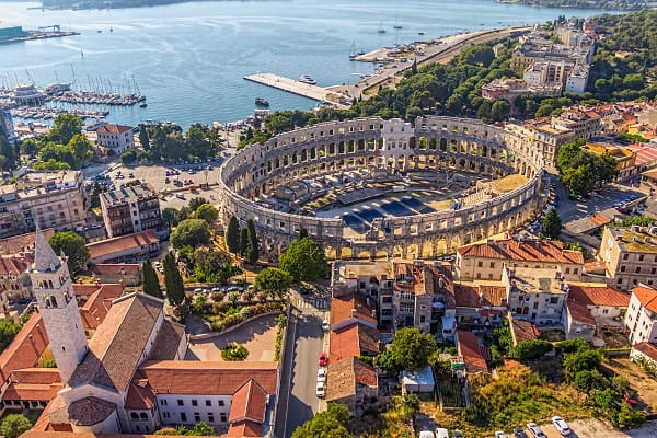 Amphitheater in Pula, Croatia