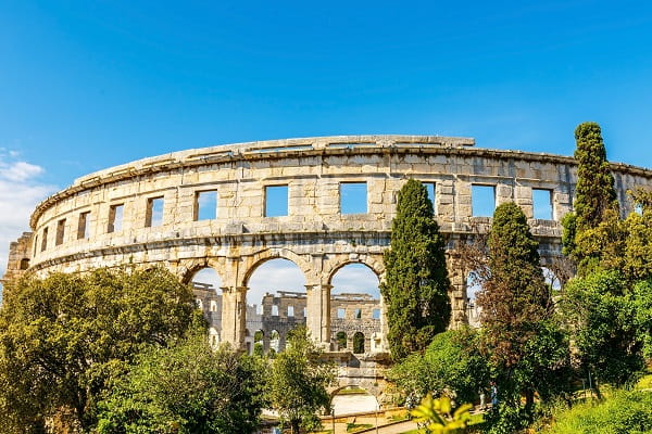 Amphitheater in Pula, Croatia