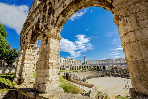 Amphitheater in Pula, Croatia
